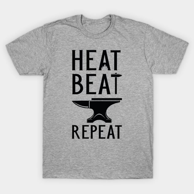 Heat Beat Repeat T-Shirt by LuckyFoxDesigns